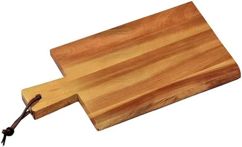 Kesper Kesper Schneidebrett Schneidbrett mit Griff, Akazienholz, Maße: 29 x 14 x 1,5 cm, Braun, (1-St) – Produktbild 1 von 1