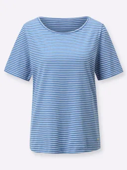 Witt Ringelshirt mittelblau-ecru-geringelt – Produktbild 1 von 1