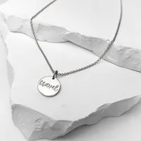 MOANINA MOANINA Kette Travel Coin - 925 Silber/18k Gold Vermeil - 3 Längen – Produktbild 1 von 1