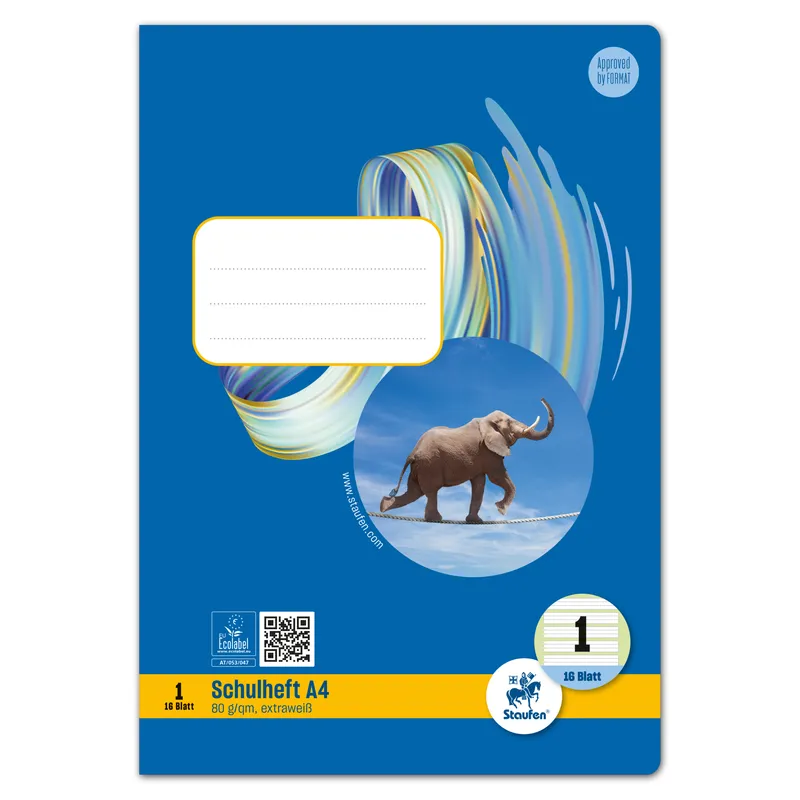 Staufen Staufen Schulheft Style DIN A4 liniert Lineatur 1 16 Bl. – Produktbild 1 von 2