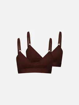 erlich textil erlich textil Casual Cotton Triangel Bralette im 2er Pack aus Bio-Baumwolle, made in Europe – Produktbild 1 von 1
