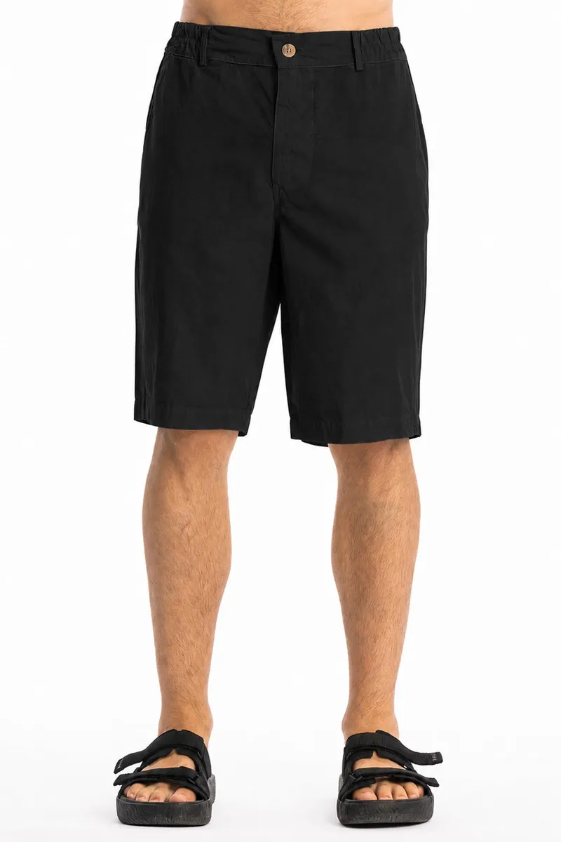 RAVENS VIEW IBIZA RAVENS VIEW IBIZA Herren vegan Shorts Von Mike Black, Schwarz, – Produktbild 1 von 1