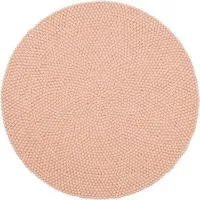 myfelt myfelt Filzkugelteppich rund, 100% Schurwolle, Rosa (merle), – Produktbild 1 von 1