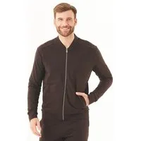 ORGANICATION ORGANICATION Sweatjacke aus Bio-Baumwolle, Braun(espresso), – Produktbild 1 von 1