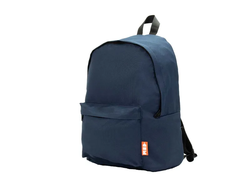 Rucksack 'Basic' aus recycelten PET-Flaschen, Navy, – Produktbild 1 von 1