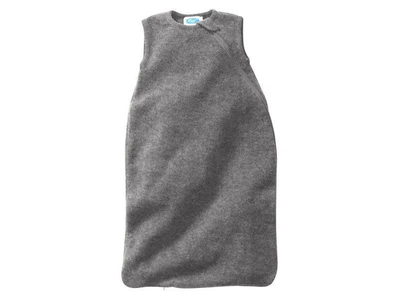 Reiff Strickwaren Reiff Strickwaren Schlafsack Baby ohne Arm Bio-Merinowolle Fleece Ganzjahr, Grau, – Produktbild 1 von 1