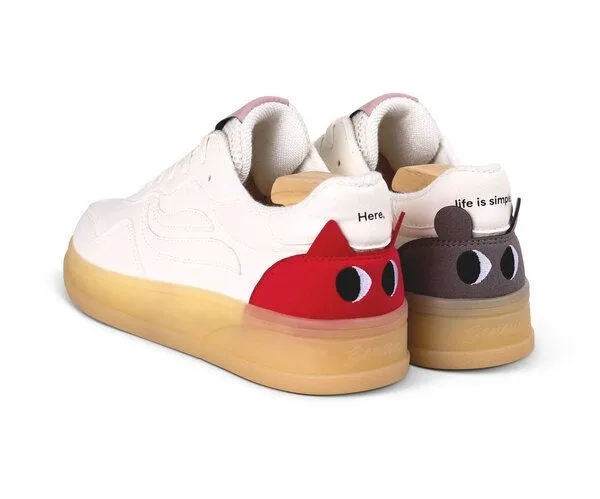 Genesis Footwear Genesis Footwear G-Soley Sneaker YIAYIA AND FRIENDS mit veganen Leder aus Olivenöl-Resten, Offwhite (weiß), – Produktbild 4 von 4