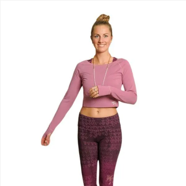 The Spirit of OM The Spirit of OM Yoga Longsleeve, Lila, – Produktbild 1 von 3