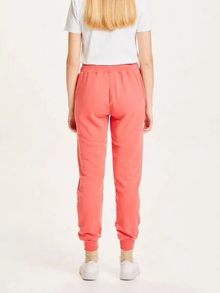 KnowledgeCotton Apparel KnowledgeCotton Apparel Jogginghose - TEAKY - aus Bio-Baumwolle, Orange (spiced coral), – Produktbild 1 von 3