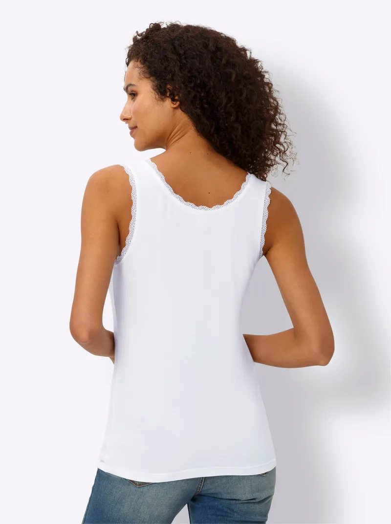 heine Shirttop weiß, Weiß, – Produktbild 2 von 2