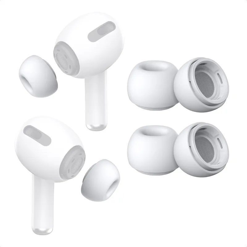imoshion imoshion Silikontips 2-pack für das Apple AirPods Pro 1 / 2, Weiß, – Produktbild 1 von 1