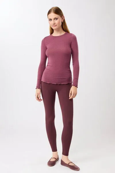 mandala mandala Crew Neck Wool Mix, Mellow (lila), – Produktbild 4 von 4