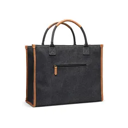 Vinga Vinga Bosler Büro-Tasche aus RCS recyceltem Canvas, Schwarz, – Produktbild 1 von 1