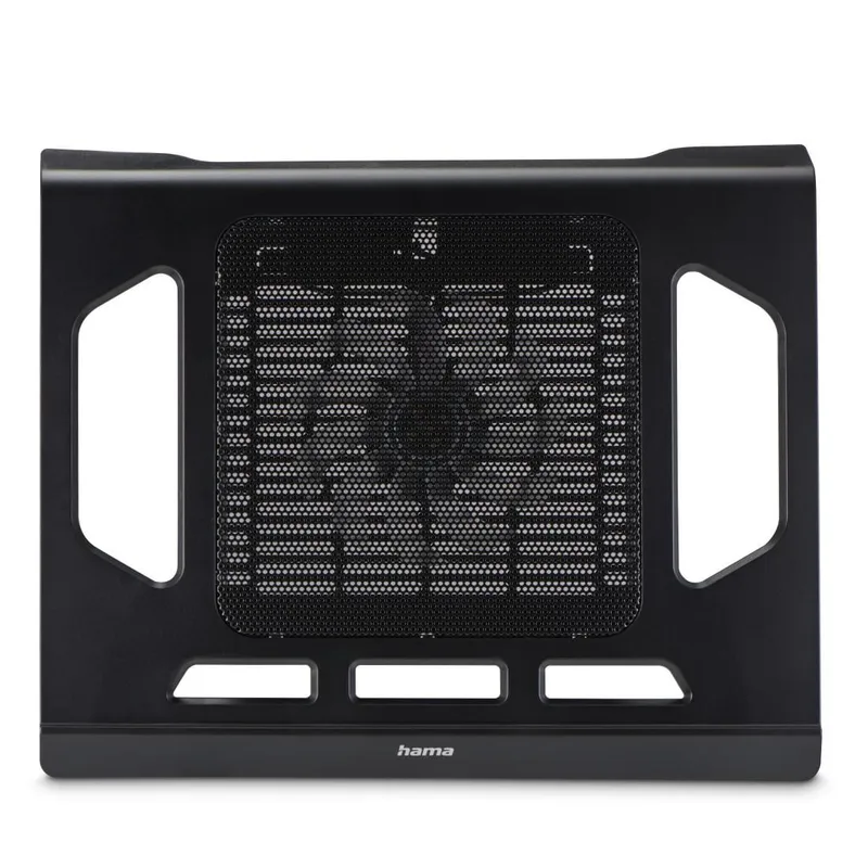 Hama Hama "Laptop-Kühler ""Black"", leise, bis 40 cm (15,6""), Schwarz (00126809)" – Produktbild 1 von 6
