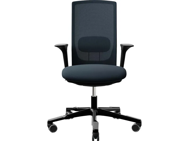 HAG HAG Bürodrehstuhl "Futu mesh 1100-S" mit AL, Gestell: schwarz, Stoff: "FutuKnit" Dusk – Produktbild 1 von 1