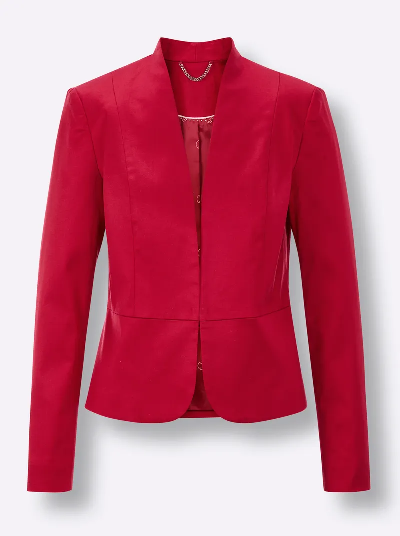 Kurzblazer, Rot, – Produktbild 1 von 2