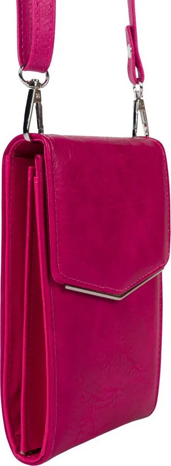 styleBREAKER Mini Bag Mini Handy Umhängetasche (1-tlg), Rosa, – Produktbild 4 von 8