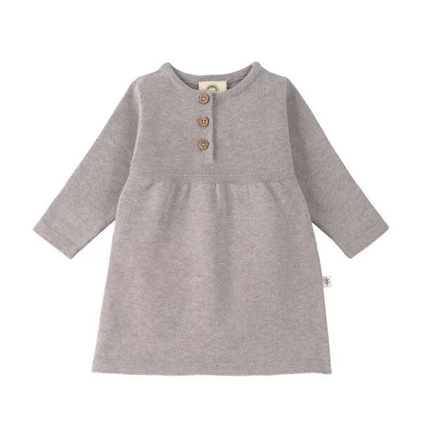 Lässig Lässig Kleinkind Strickkleidchen Garden Explorer GOTS bezaubernd, Grey, – Produktbild 1 von 2