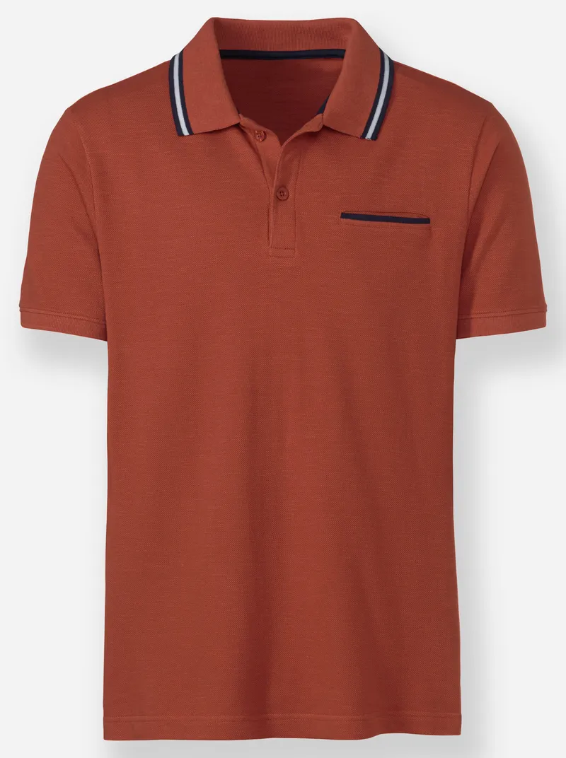 Catamaran Kurzarmshirt rostrot, Rostrot, – Produktbild 1 von 2