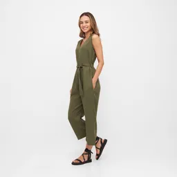 WiDDA Widda Damen vegan Jumpsuit Anibas Olive – Produktbild 1 von 1