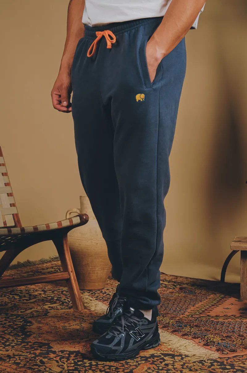 Trendsplant Trendsplant Herren vegan Sweatpants Essential Blau, Dunkelblau, – Produktbild 1 von 2