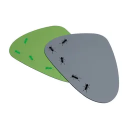 HANDGEDRUCKT HANDGEDRUCKT "Ameisen" Mousepad aus Recyclingleder Tropfenform – Produktbild 1 von 1