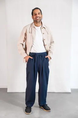 Jyoti - Fair Works Jyoti - Fair Works Herren vegan Hose Jhan Dunkelblau – Produktbild 1 von 1
