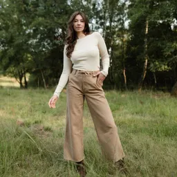 NORDLICHT NORDLICHT Damen Hose LYKKE aus fester Bio-Baumwolle – Produktbild 1 von 1