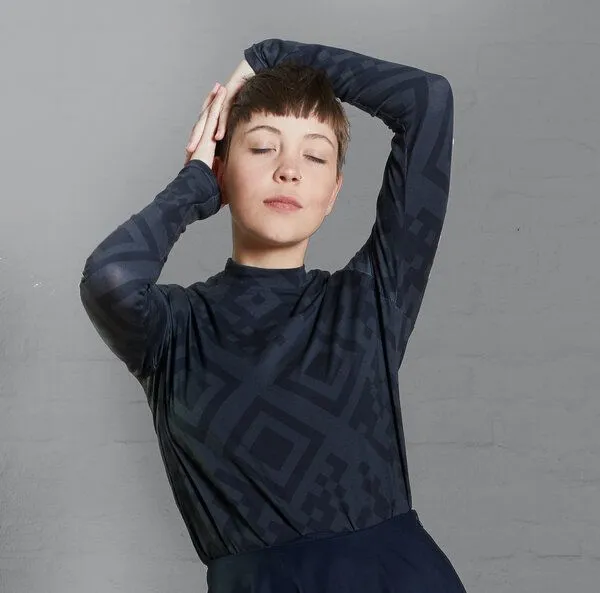 Sophia Schneider-Esleben Sophia Schneider-Esleben Longsleeve Paula, aus Bio-Baumwolle, Mauve, – Produktbild 1 von 4