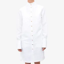 Lou-i Lou-i Leinenkleid mit edlen Olivenholzknöpfen - Sommerkleid versch. Farben – Produktbild 1 von 1