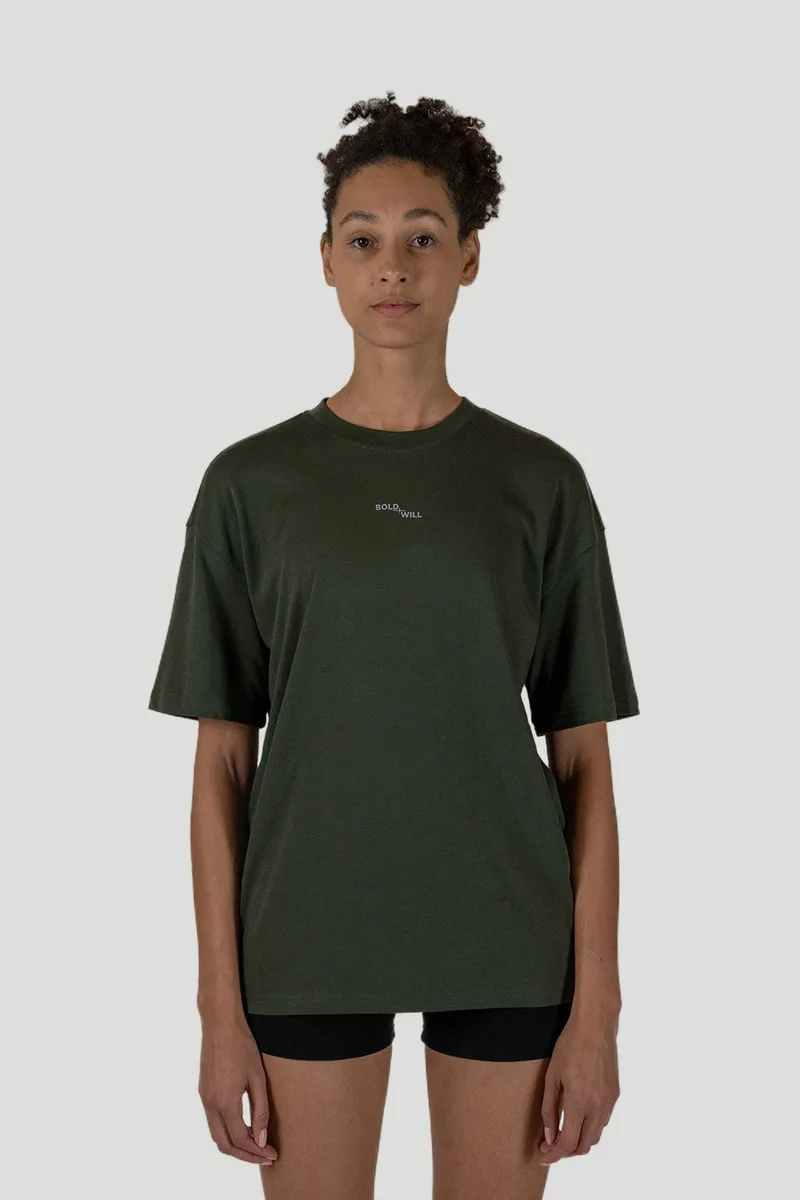Boldwill Boldwill Damen vegan T-Shirt Waldgrün, Olivgrã¼n, – Produktbild 1 von 1