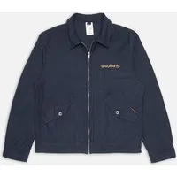 Nudie Jeans Nudie Jeans Jacke - Blake Zip Jacket - aus biologisch angebauter Baumwolle, Blue (blau), – Produktbild 1 von 1