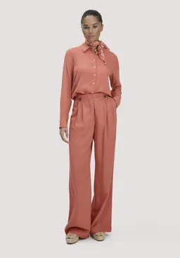 hessnatur hessnatur Bundfalten Hose Wide Leg aus TENCEL Lyocell – Produktbild 1 von 1