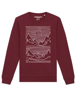watapparel watapparel Sweatshirt Unisex Mountains – Produktbild 1 von 1