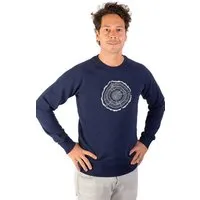 Life-Tree Life-Tree Sweater aus Biobaumwolle Fairwear für Herren Treeslice in Denim Blue – Produktbild 2 von 5