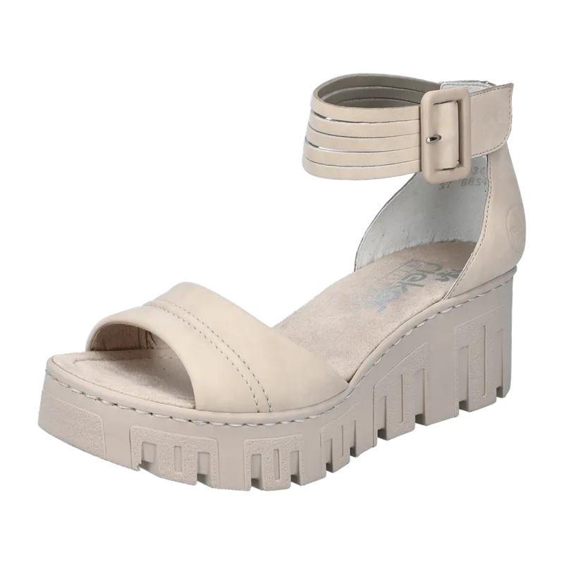 Rieker Rieker FSK Damen Sandalen für Damen, beige, Größe 40 EU, Beige, – Produktbild 1 von 7