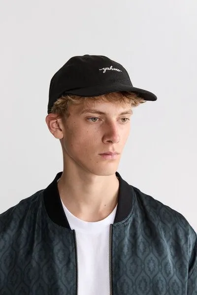 Yahmo Yahmo Mika Cap Baumwolle, Schwarz, – Produktbild 5 von 8