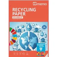 Memo memo Schreibblock A4 lin.50 Bl. RC-plus – Produktbild 1 von 1