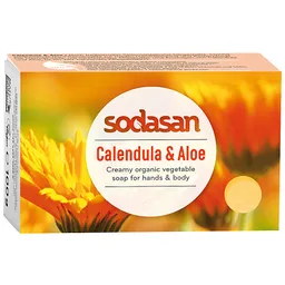 Sodasan Sodasan Seifenstück Calendula & Aloe 100g – Produktbild 1 von 1