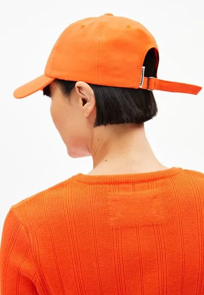 ARMEDANGELS ARMEDANGELS YENAAS BOLD Unisex Kappe aus Bio-Baumwolle, Sunset orange, – Produktbild 2 von 4