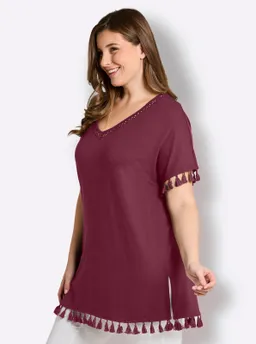 sheego Longshirt bordeaux – Produktbild 1 von 1