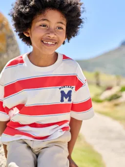 Vertbaudet T-Shirt Jungen breite Streifen – Produktbild 1 von 1