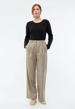 Givn Berlin Givn Berlin Hose GBLIZ aus Wolle mit weitem Bein – Produktbild 1 von 1