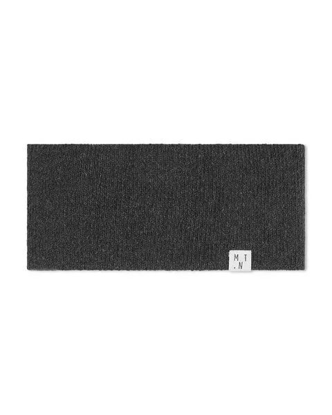 MATONA Matona Strickstirnband für Kinder, Frauen und Männer aus Bio-Baumwolle und Lammwolle / Knitted Headband, Charcoal, – Produktbild 2 von 2
