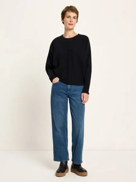 LANIUS LANIUS Fledermaus Pullover, Black, – Produktbild 2 von 4