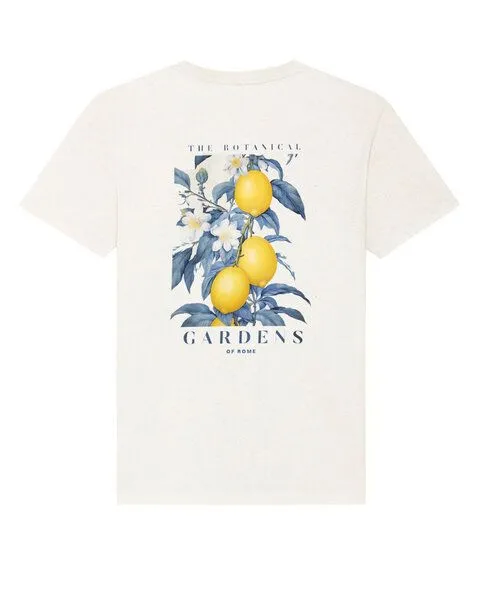 Kultgut Kultgut Artdesign - Shirt aus recycelter Biobaumwolle / Botanical Gardens, Natur, – Produktbild 1 von 4