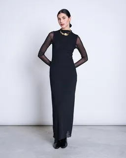 JAN N JUNE JAN 'N JUNE Mesh-Maxikleid ZALDI – Produktbild 1 von 1