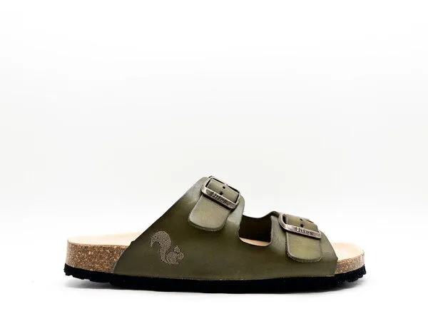thies thies ® Eco Sandalen aus vegetabil gegerbtem Leder, Avocado, – Produktbild 2 von 4