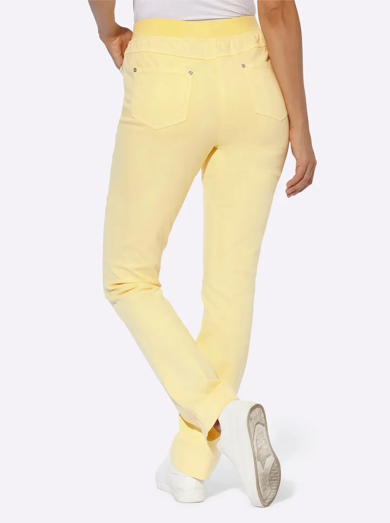 Witt Schlupfjeans zitrone, Zitrone, – Produktbild 1 von 3