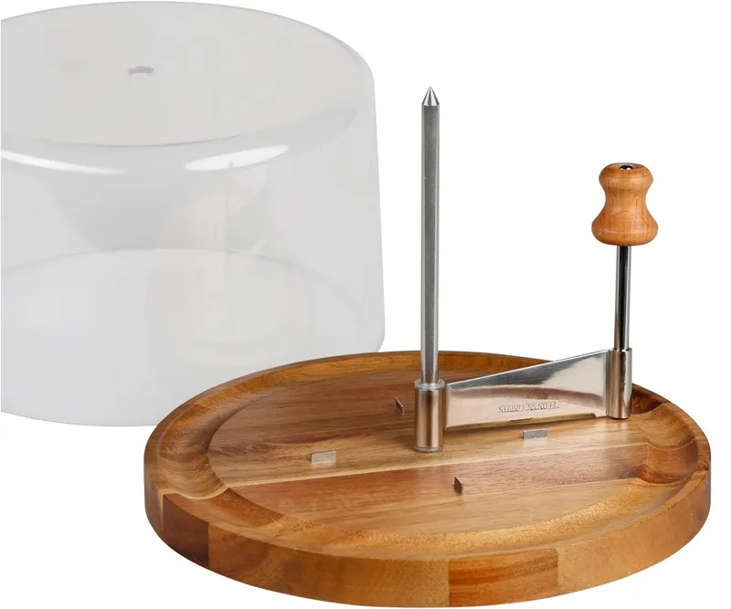 Kesper Kesper Käsehobel Schokoladenhobel, Holz, (1-St), mit Haube, Beige|braun, – Produktbild 3 von 5